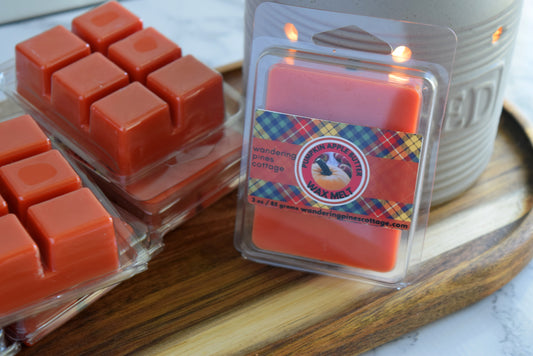 pumpkin apple butter wax melt - wandering pines cottage
