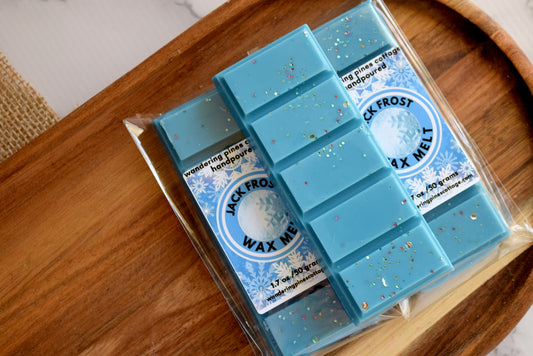 jack frost wax melt snap bar - wandering pines cottage