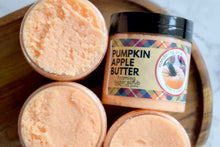 Load image into Gallery viewer, pumpkin apple butter foaming sugar scrub - wandering pines cottage