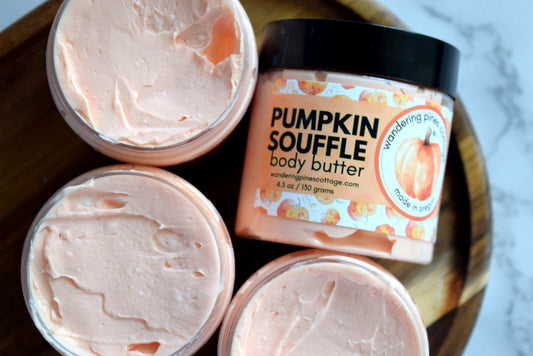 Pumpkin souffle body butter - wandering pines cottage