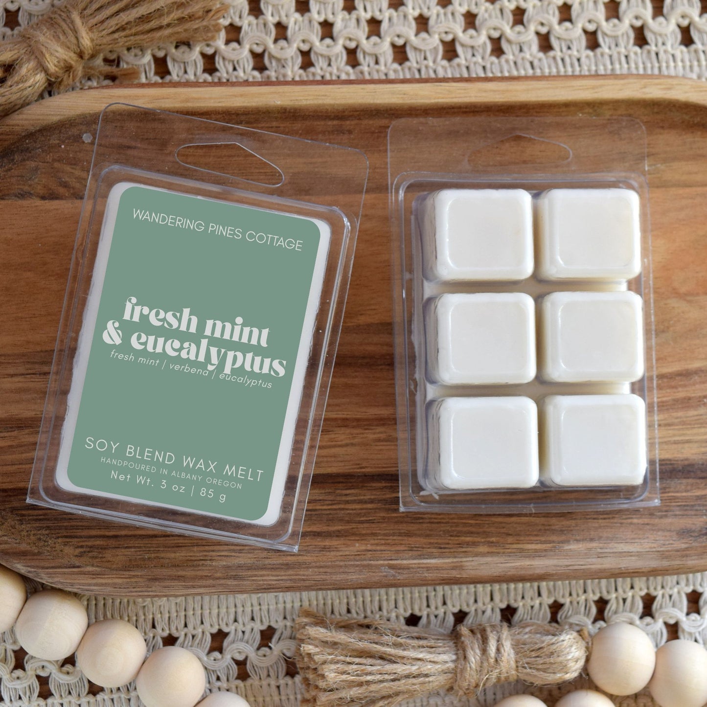 Fresh Mint Eucalyptus Wax Melt