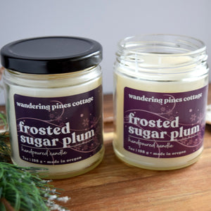 Frosted Sugar Plum Candle