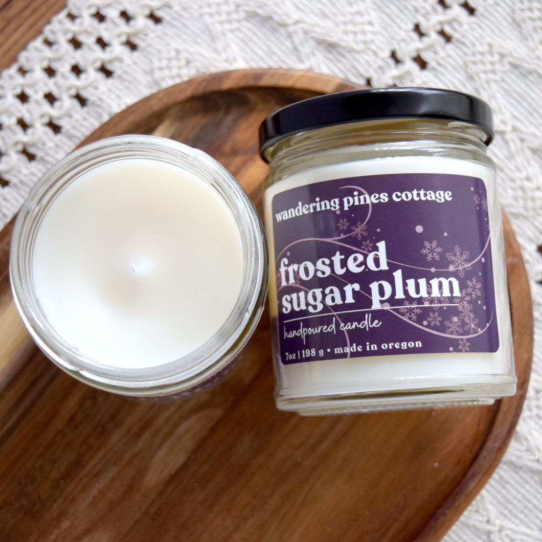 Frosted Sugar Plum Candle