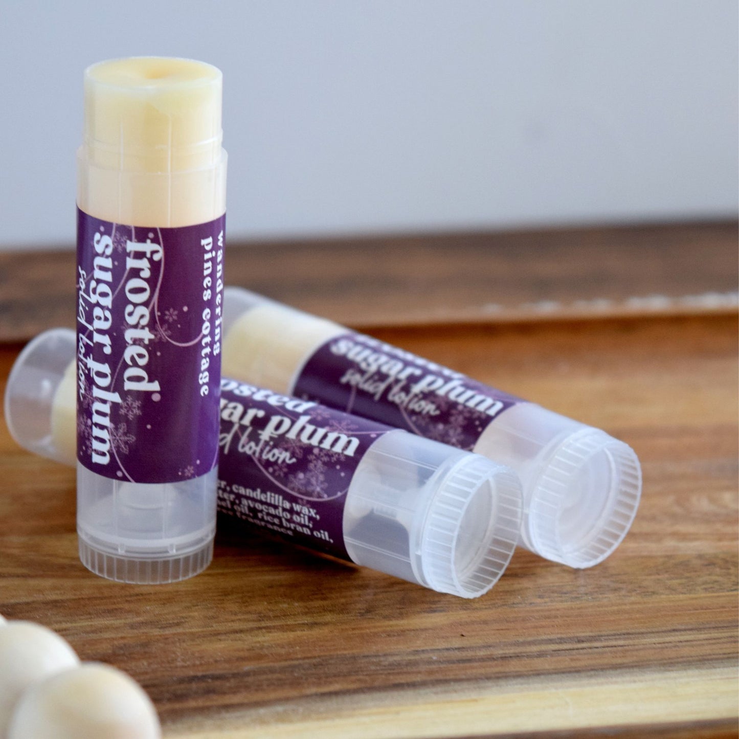 Frosted Sugar Plum Travel Solid Lotion