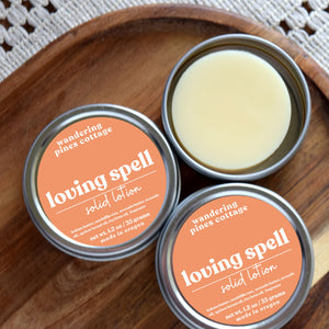 Loving Spell Solid Lotion Tin