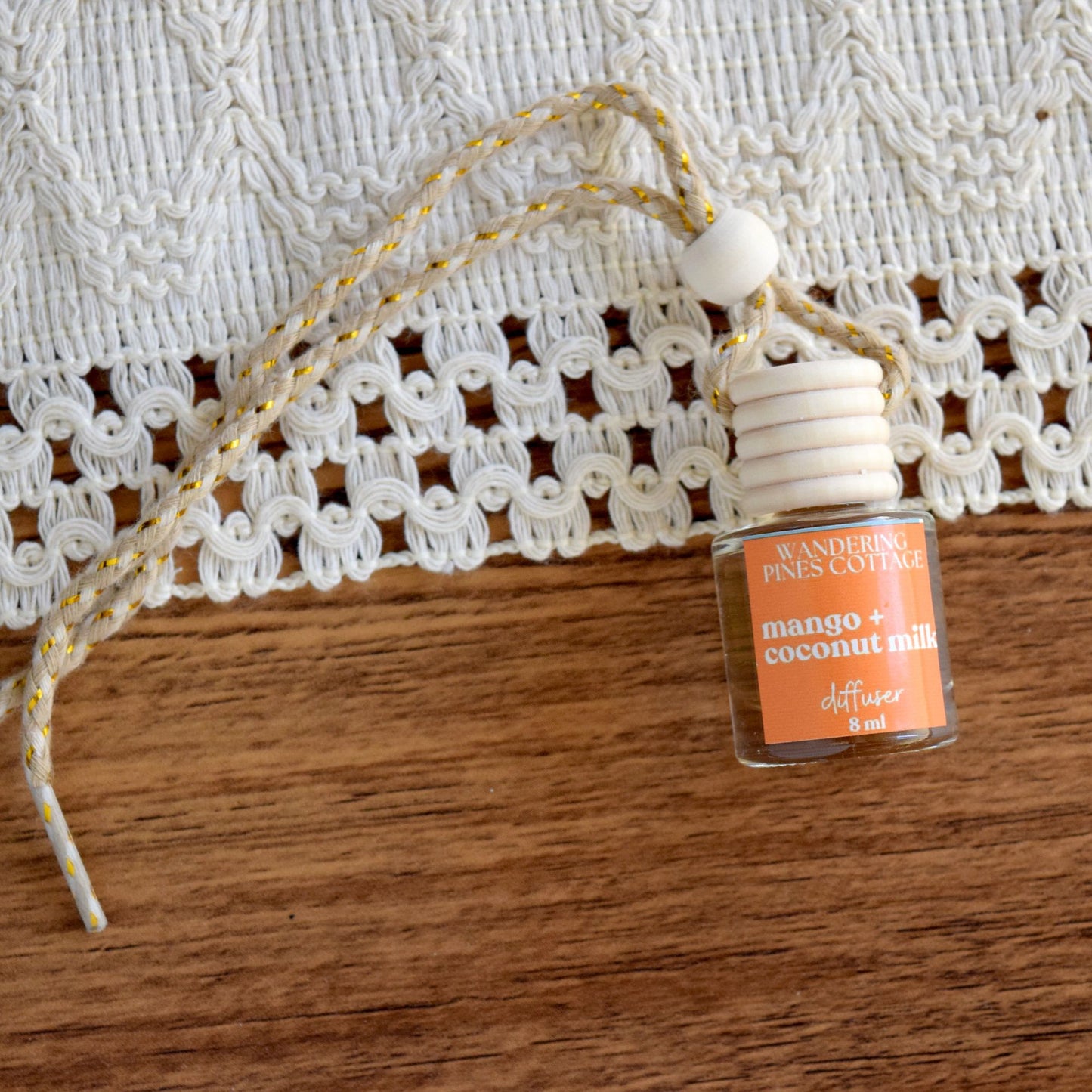 Mango and Coconut Milk Hanging Car Diffuser