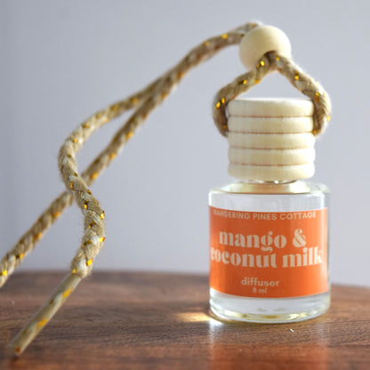 Mango and Coconut Milk Hanging Car Diffuser