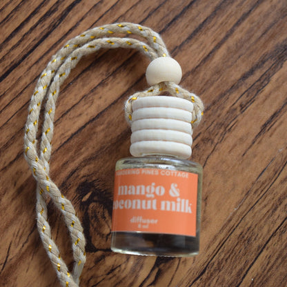 Mango and Coconut Milk Hanging Car Diffuser