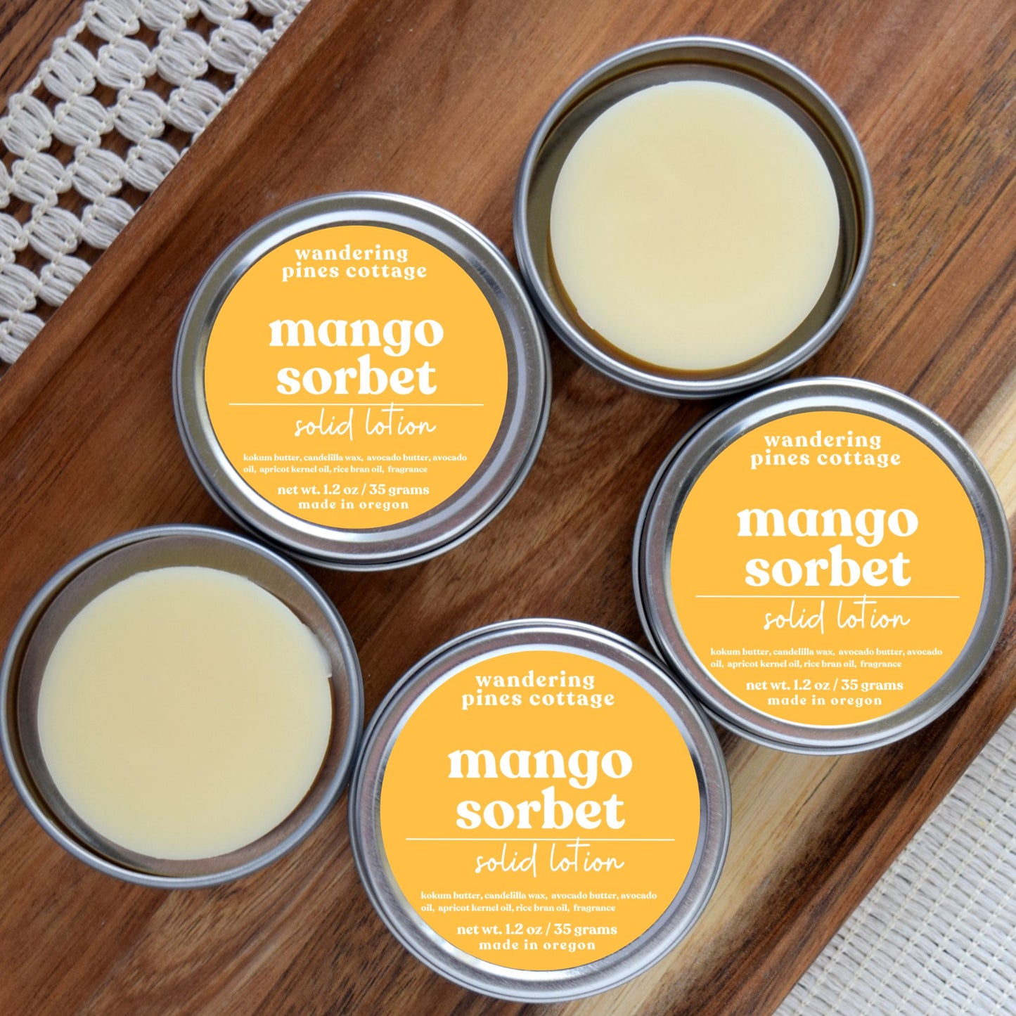 Mango Sorbet Solid Lotion