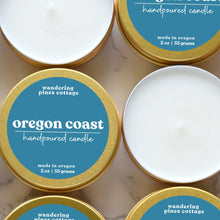 Load image into Gallery viewer, Oregon Coast Travel Candle Tin