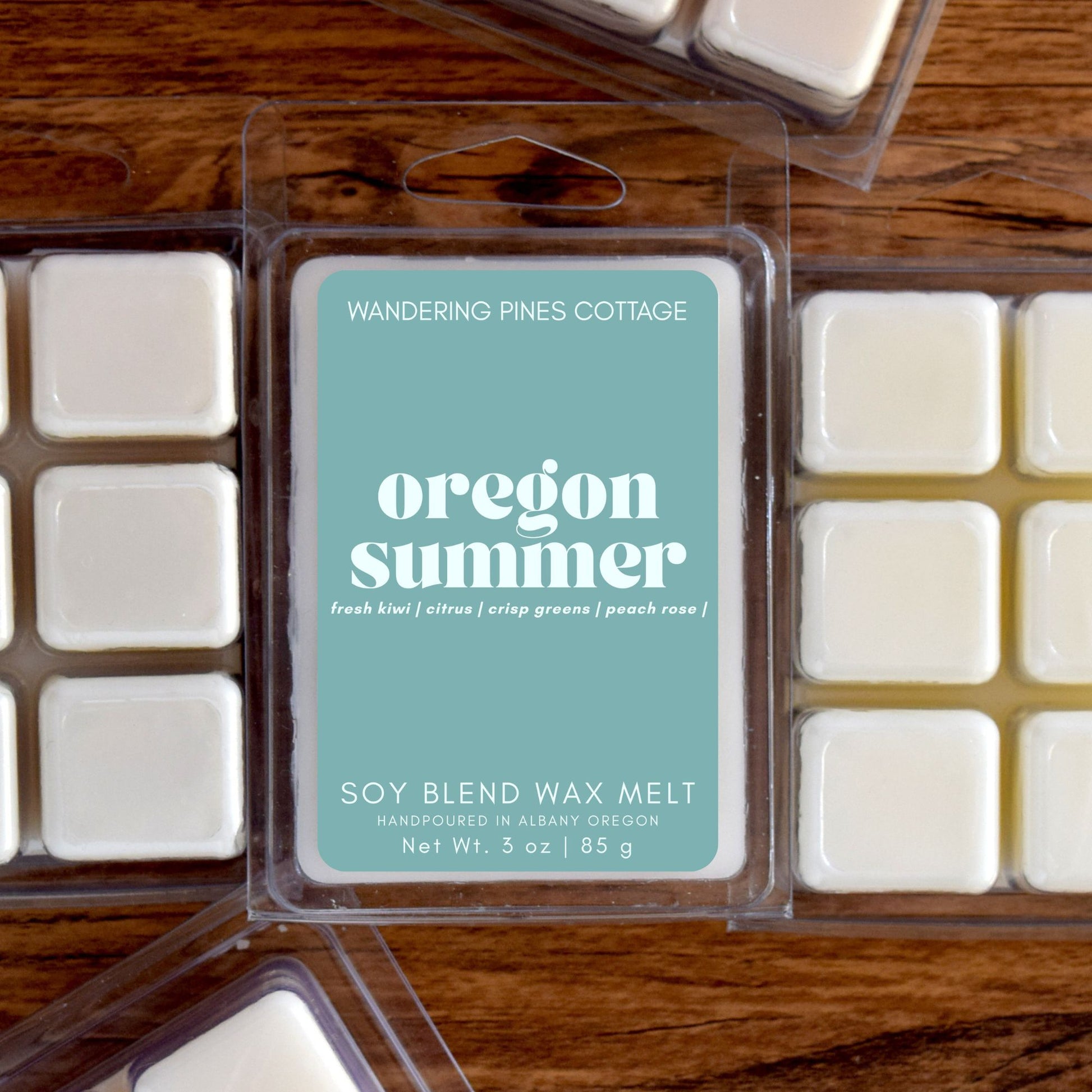 oregon summer scented wax melts - wandering pines cottage