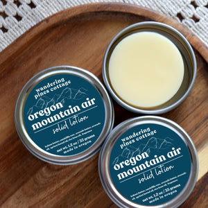 Oregon Mountain air lotion bar Tin