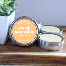 Load image into Gallery viewer, Peach Smoothie Solid Lotion Bar Tin