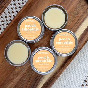 Peach Smoothie Solid Lotion Bar Tin