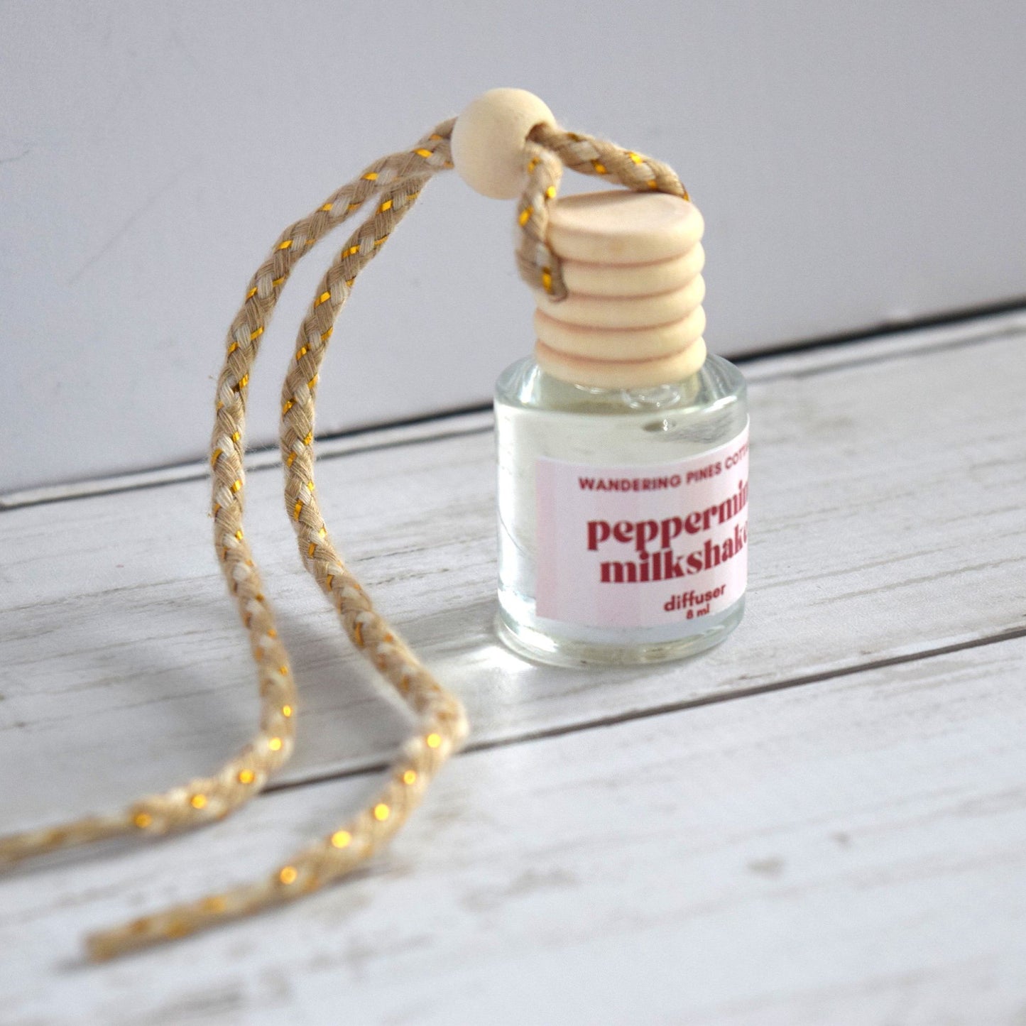 Peppermint Milkshake Hanging Car Diffuser