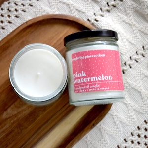 Pink Watermelon Candle