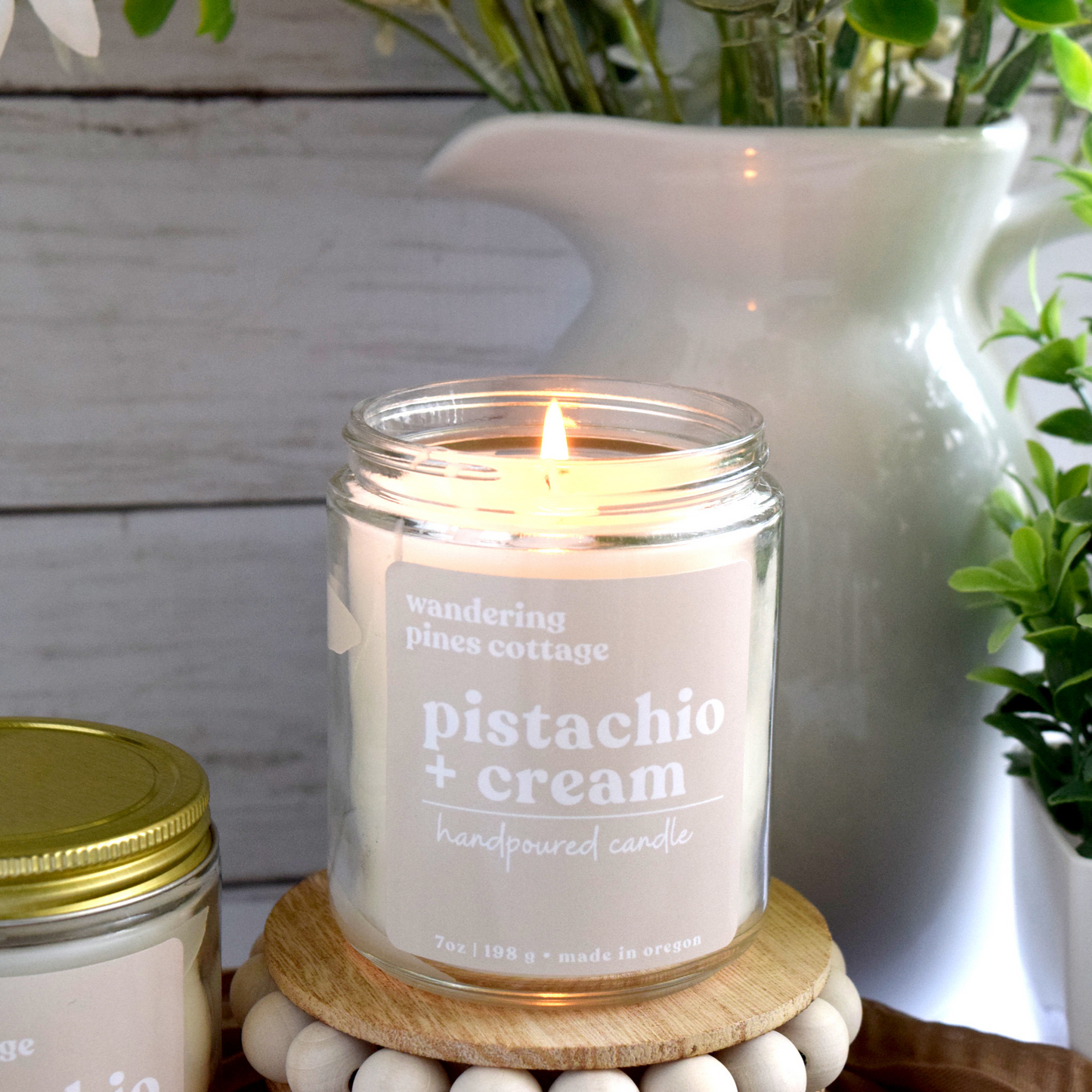 Pistachio and Cream Candle