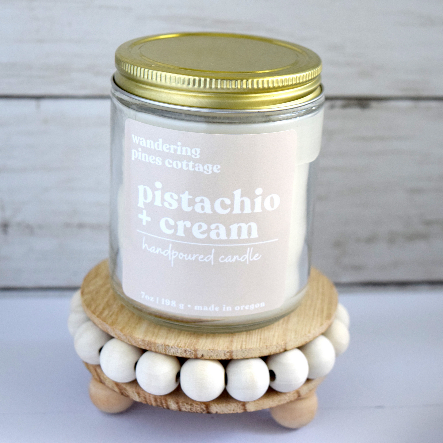 Pistachio and Cream Candle