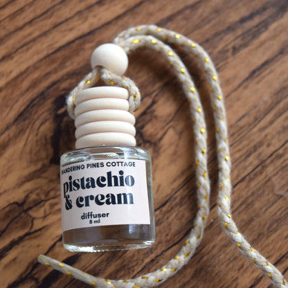 Pistachio and Cream Hanging Car Diffuser