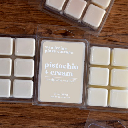 Pistachio and Cream Wax Melt