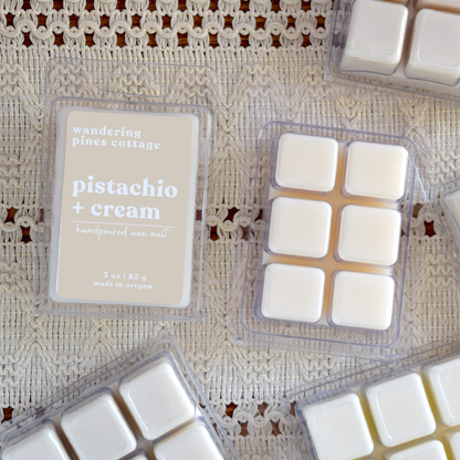 Pistachio and Cream Wax Melt