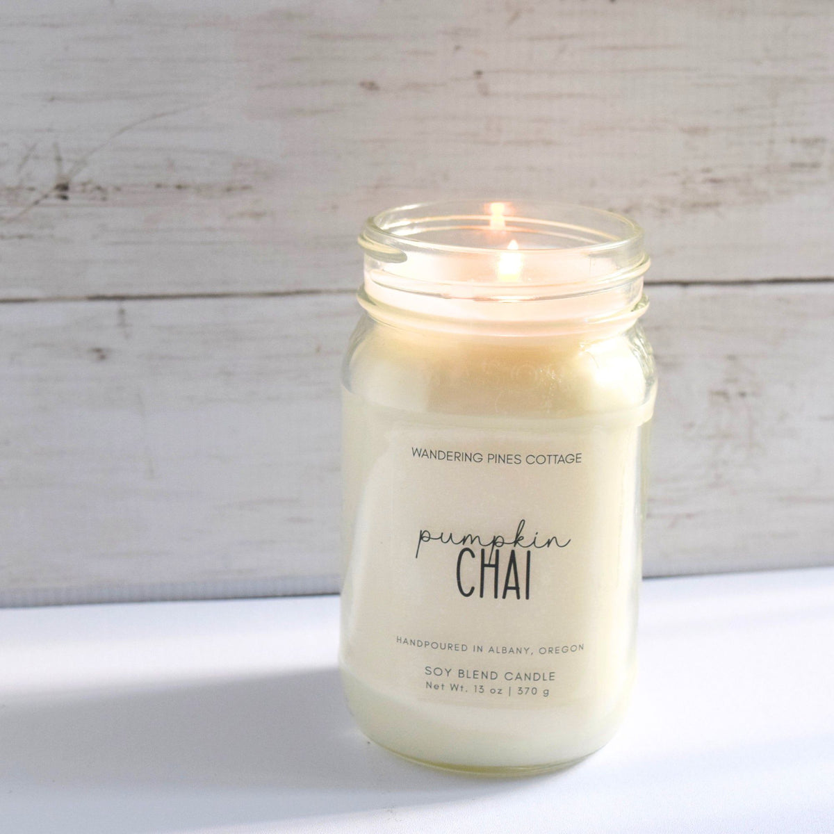 Pumpkin Chai Mason Jar Candle