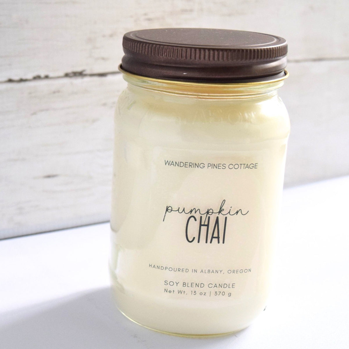 Pumpkin Chai Mason Jar Candle
