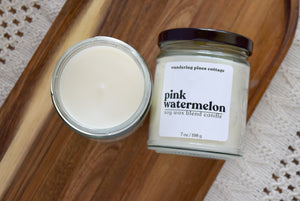 Pink Watermelon Candle