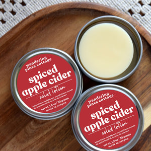 Spiced Apple Cider Solid Lotion Tin