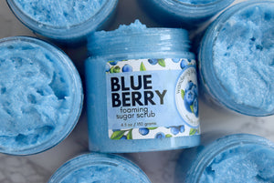 Blueberry Foaming Sugar Scrub