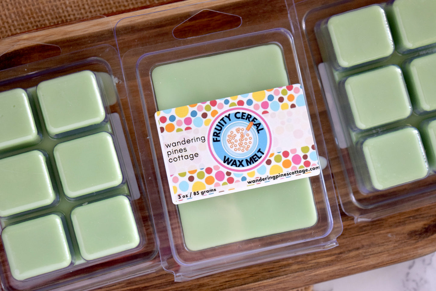 fruity cereal wax melt - wandering pines cottage