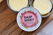 Load image into Gallery viewer, Raspberry Solid Lotion Tin