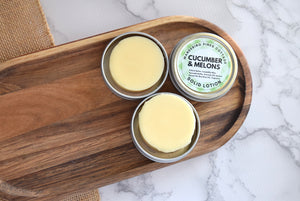 Cucumber and Melons Solid Lotion Tin