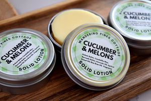 Cucumber and Melons Solid Lotion Tin