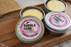 Bubblegum Scented Solid Lotion Tin