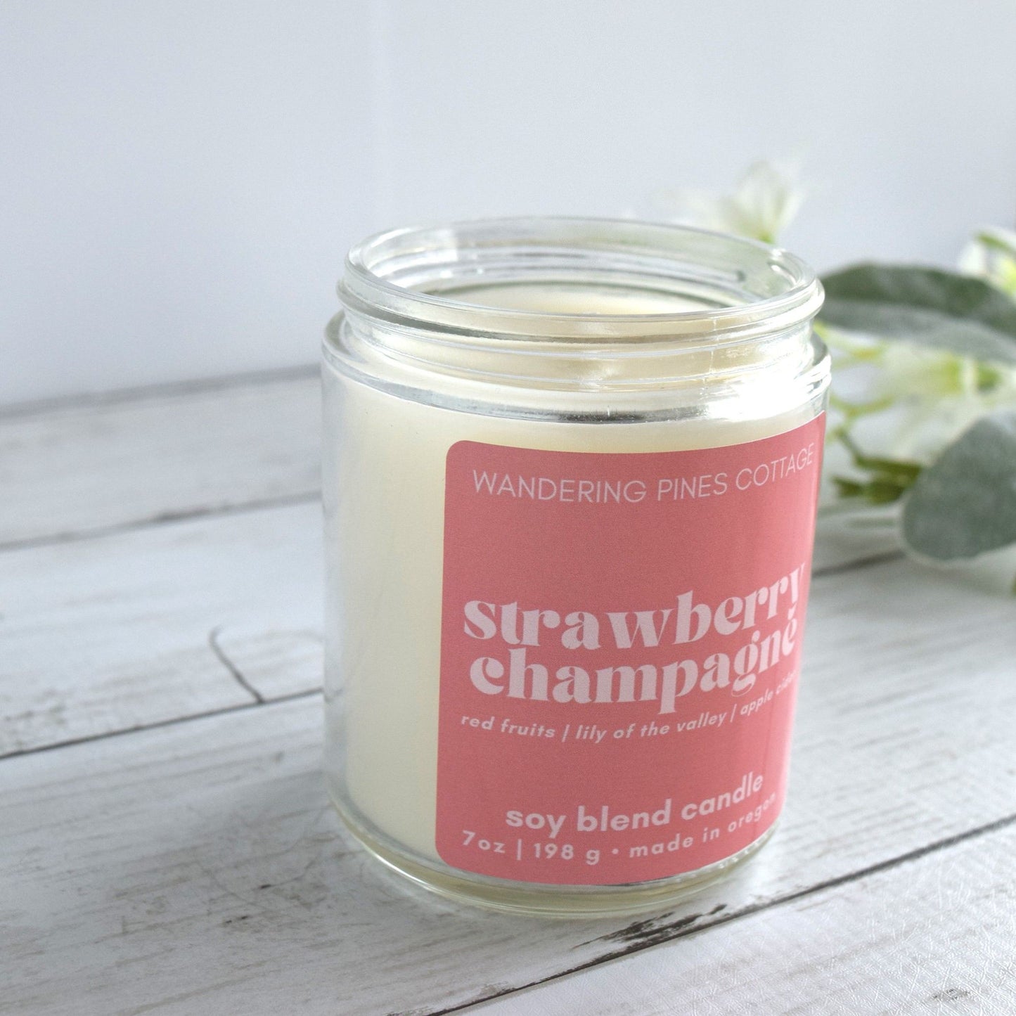 Strawberry Champagne Candle