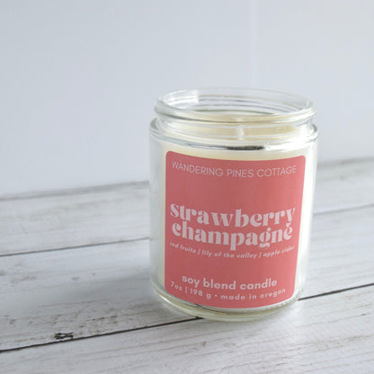 Strawberry Champagne Candle