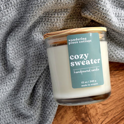 Cozy Sweater Large Candle