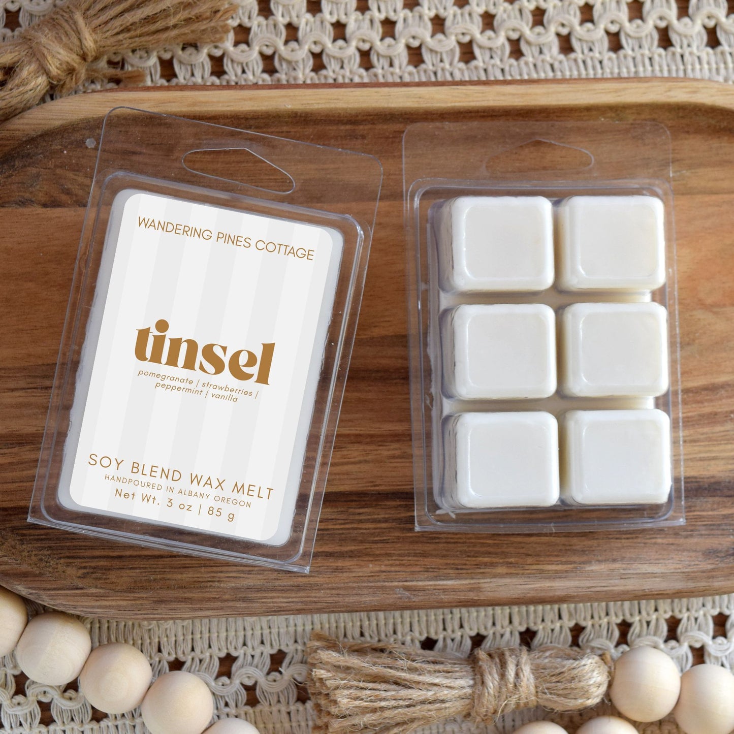 Tinsel Christmas Wax Melt