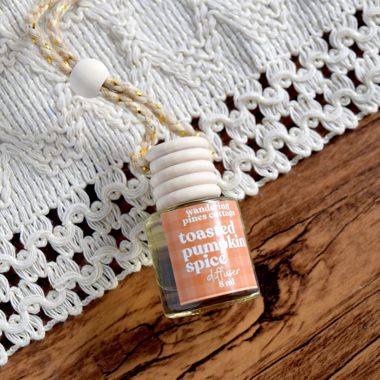 Toasted Pumpkin Spice Hanging Car Diffuser