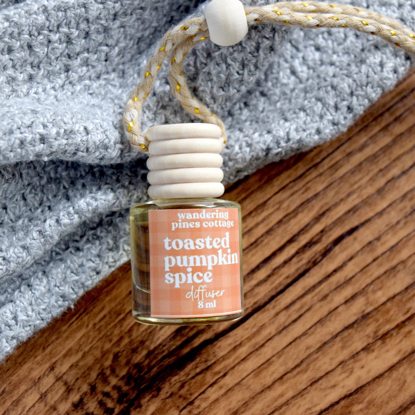 Toasted Pumpkin Spice Hanging Car Diffuser