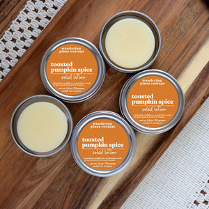 Toasted Pumpkin Spice Solid Lotion Tin