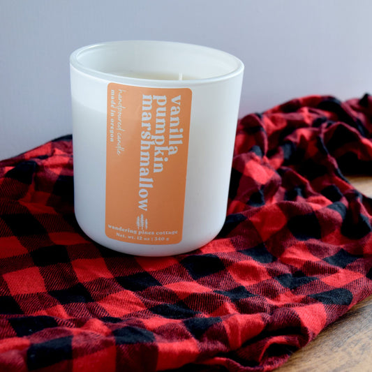 Vanilla Pumpkin Marshmallow Large Candle