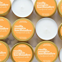 Load image into Gallery viewer, Vanilla Pumpkin Marshmallow Travel Candle Tin