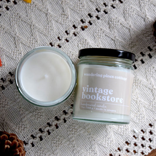 Vintage Bookstore Candle