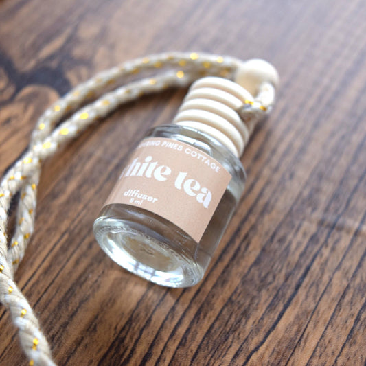 White Tea Hanging Car Diffuser