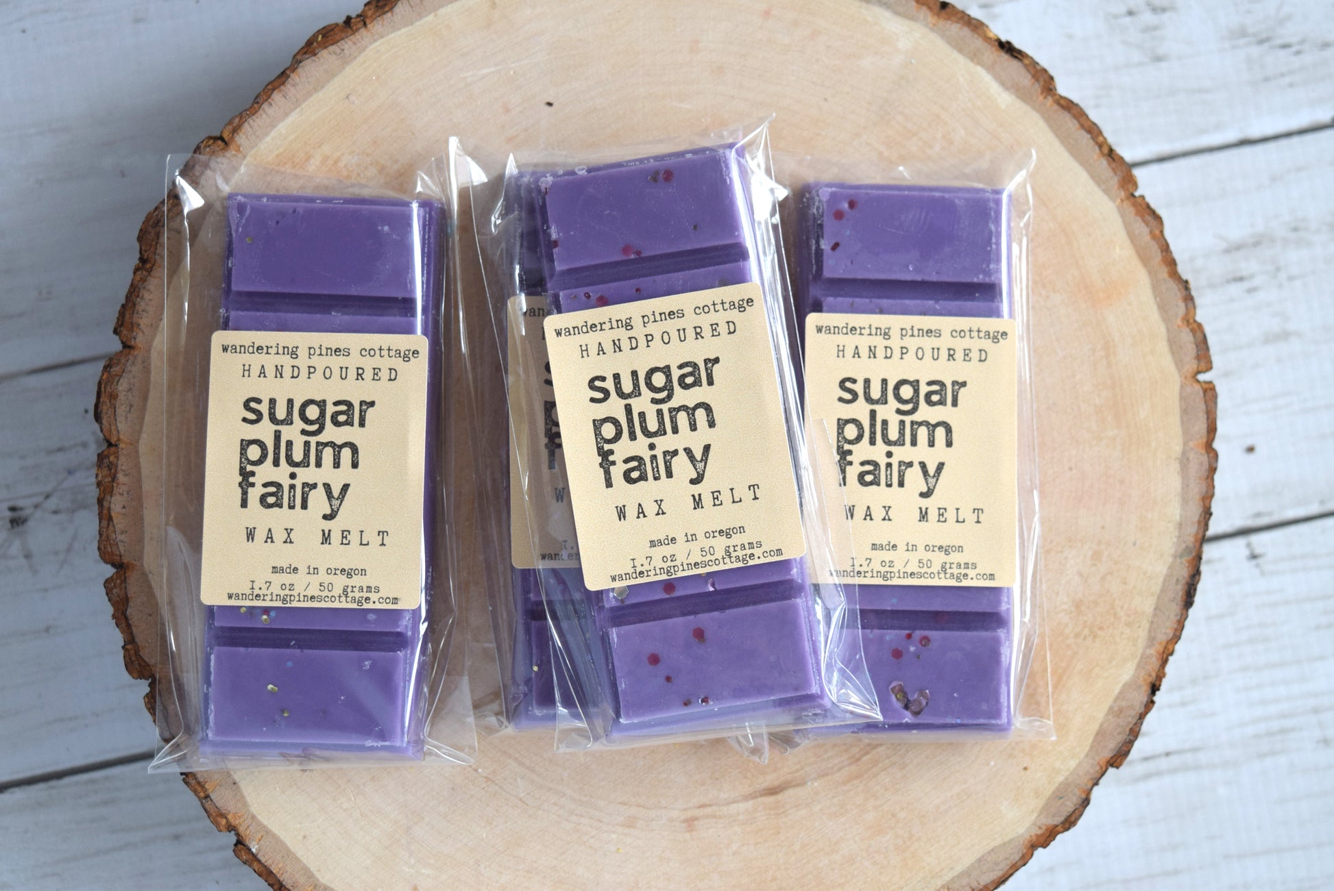 sugar plum fairy wax melts wandering pines cottage