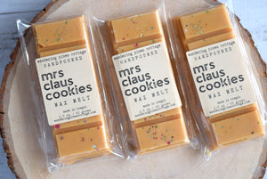 mrs claus cookies wax melts wandering pines cottage