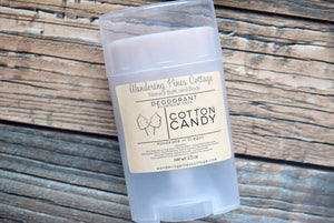 Cotton Candy Aluminum Free Deodorant - wandering pines cottage