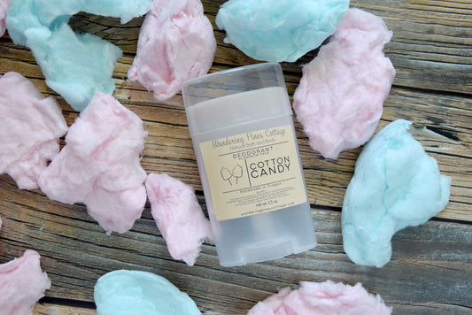 Aluminum Free Cotton Candy Deodorant - wandering pines cottage